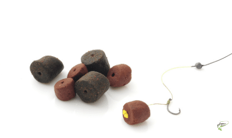 Carp Fishing with Pellets - Pellets on hair rig